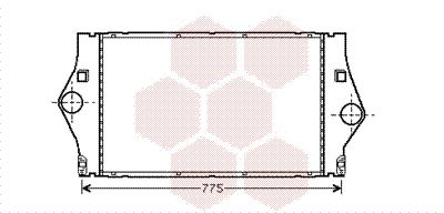 VAN WEZEL Kompressoriõhu radiaator 43004363